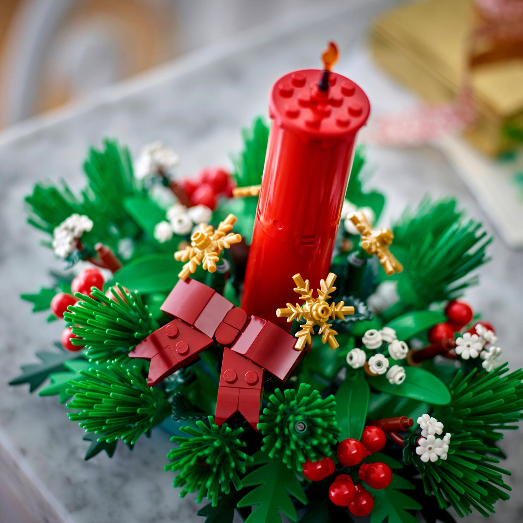 Decoração de mesa de natal