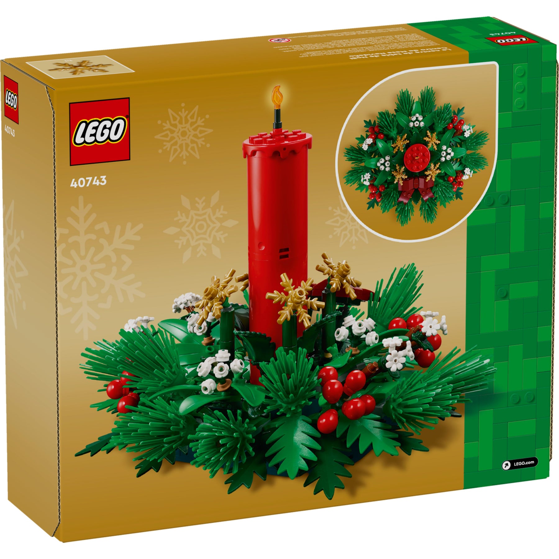 Decoração de mesa de natal