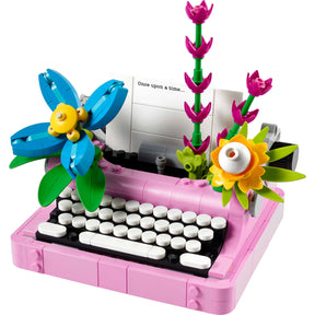 Creator 3 em 1 - Máquina de escrever com flores