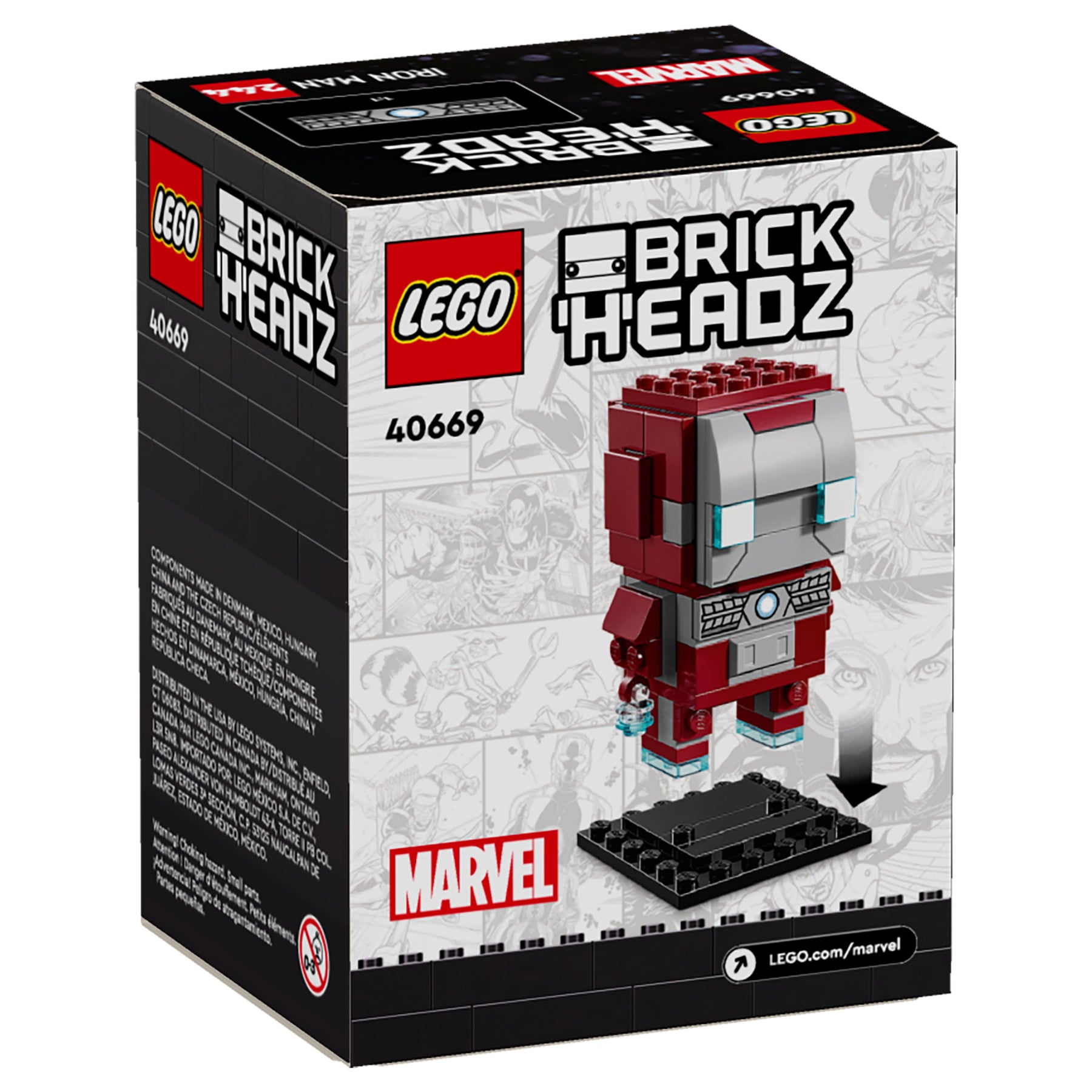 BrickHeadz - Homem de Ferro MK5