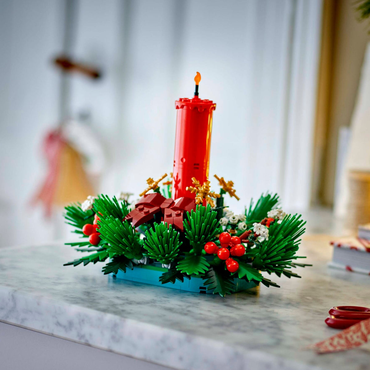 Decoração de mesa de natal