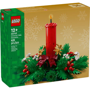 Decoração de mesa de natal
