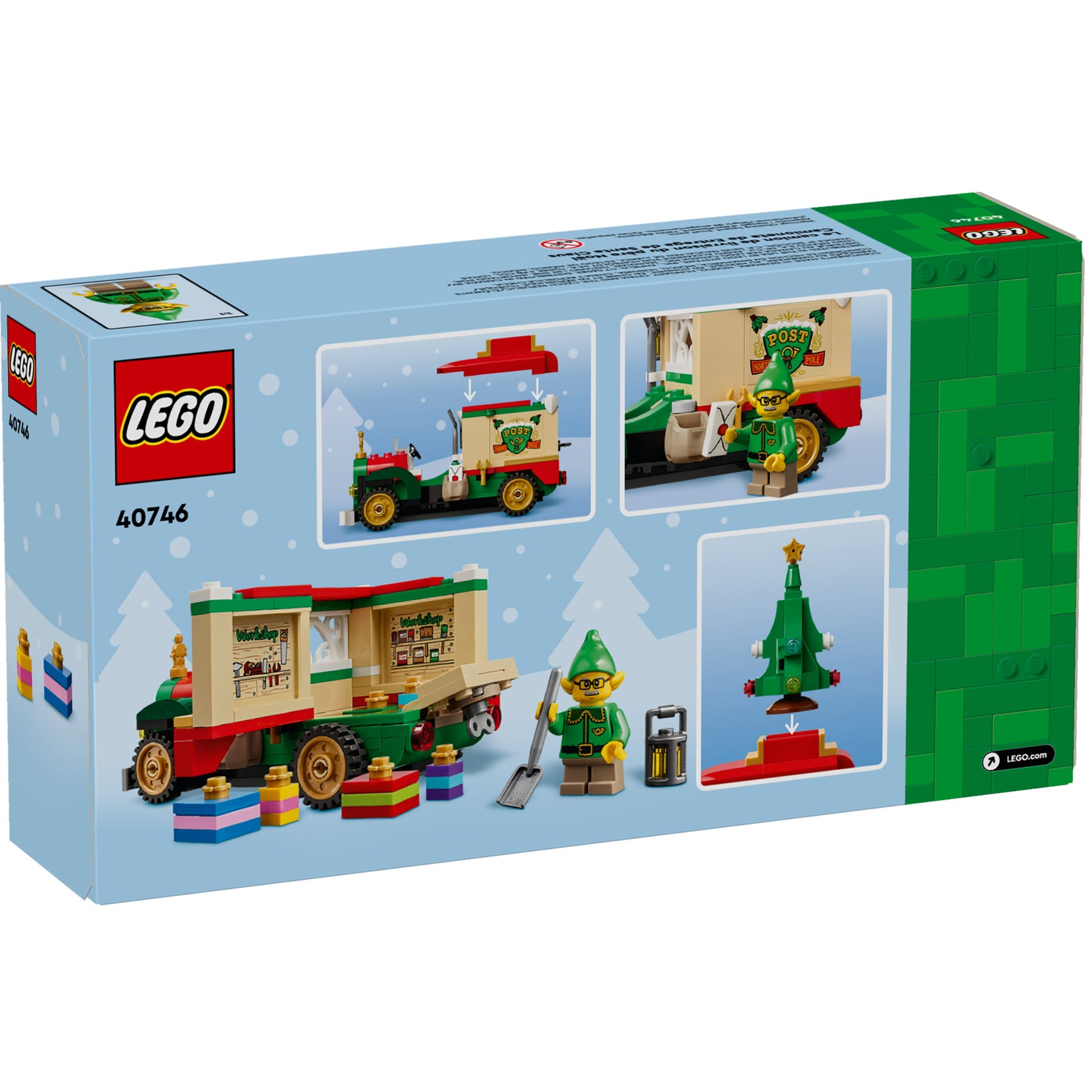 Caminhão de entrega do Papai Noel