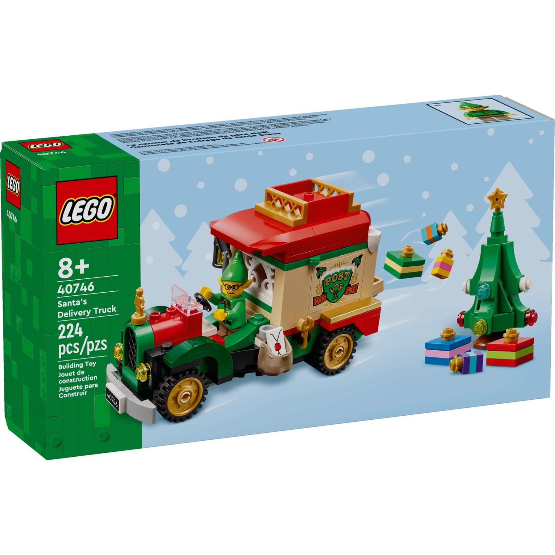 Caminhão de entrega do Papai Noel