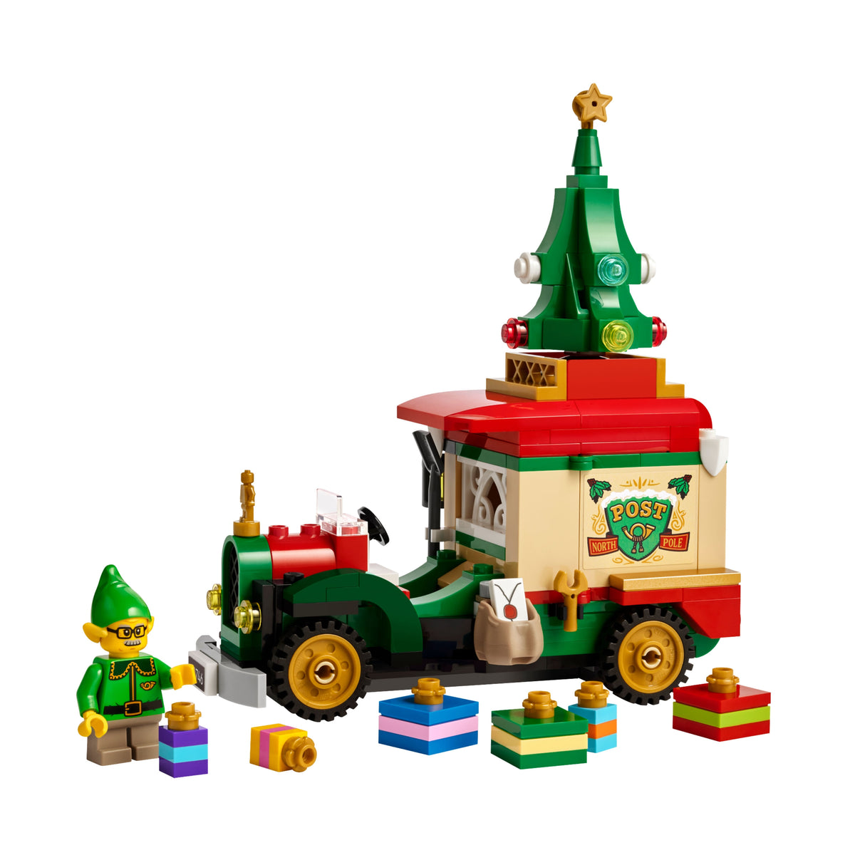 Caminhão de entrega do Papai Noel