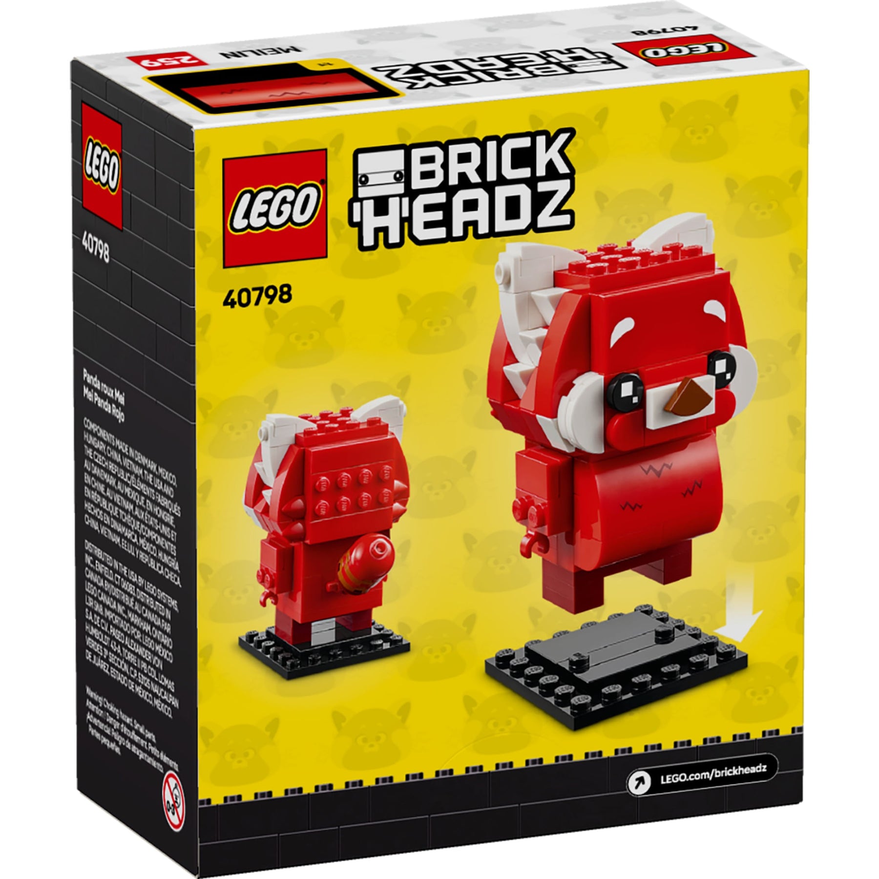 Brickheadz - Panda Vermelho Mei