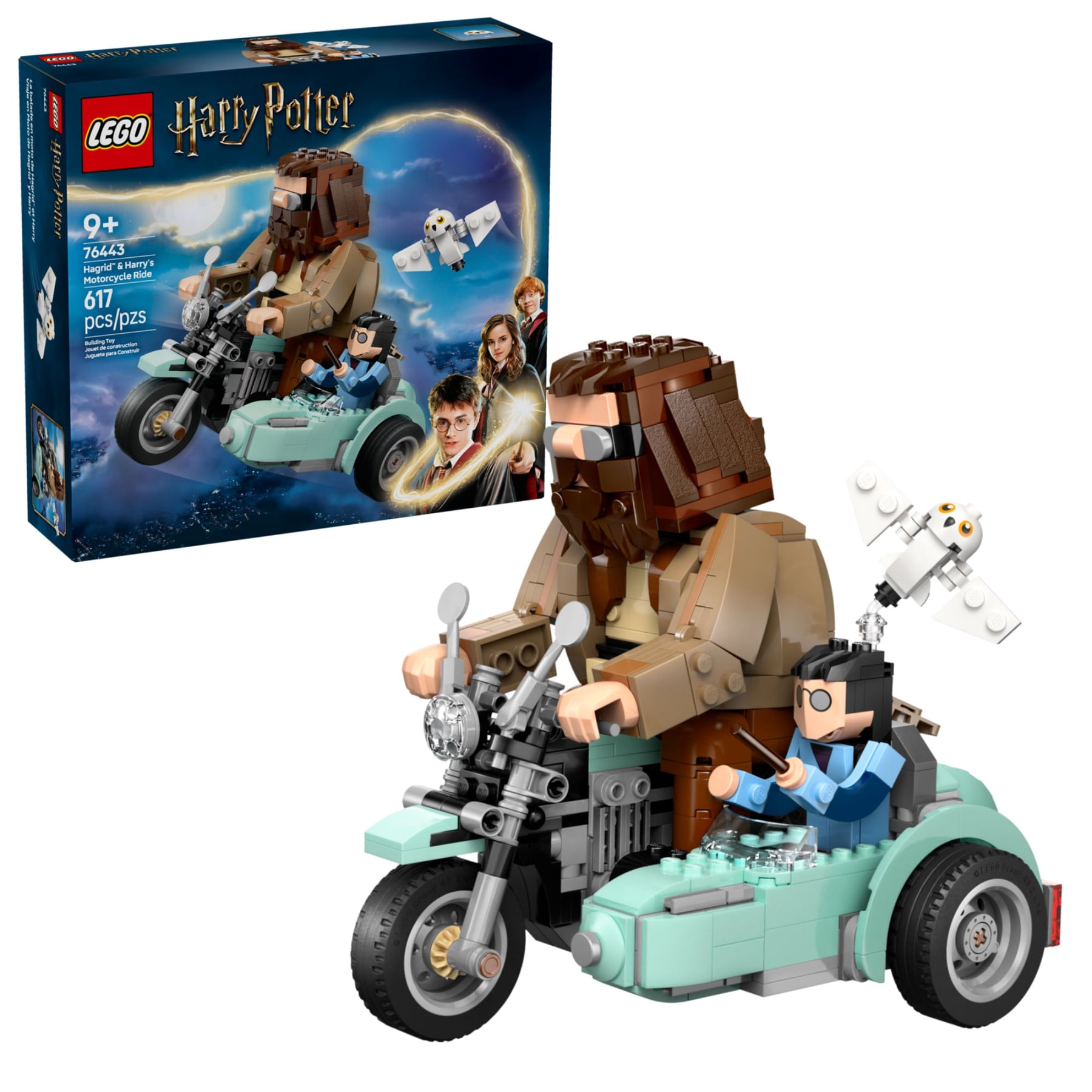 Harry Potter™ - Passeio de moto de Hagrid™ e Harr
