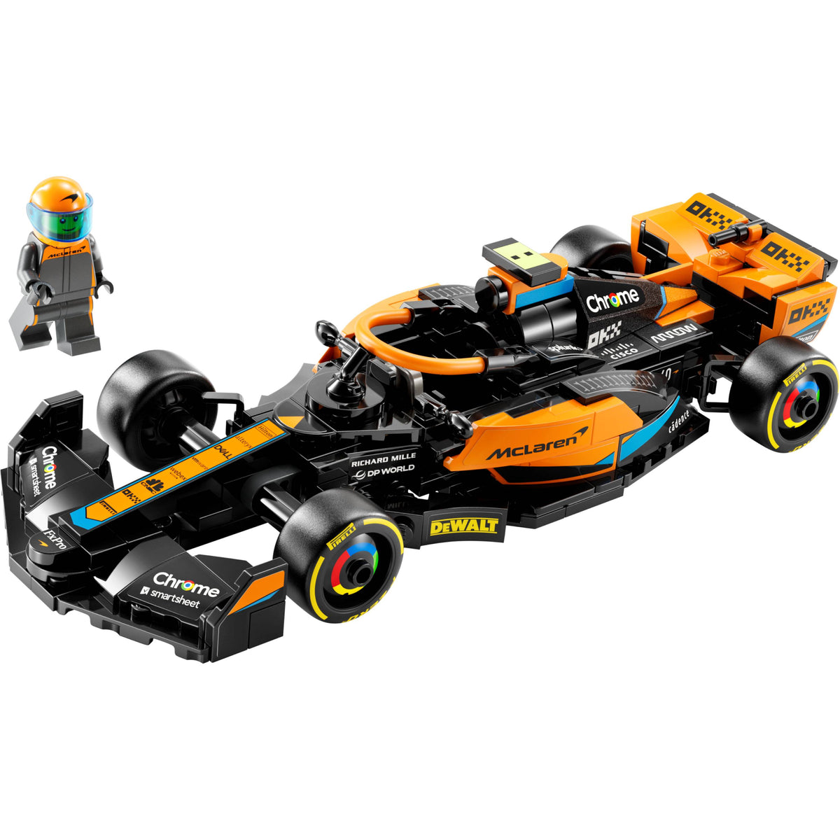 Speed Champions - Carro de corrida de Fórmula 1 da McLaren 2023